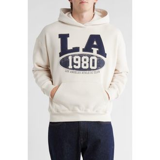 PacSun LA 1980 Graphic Hoodie in Off White at Nordstrom Rack, Size X-Small