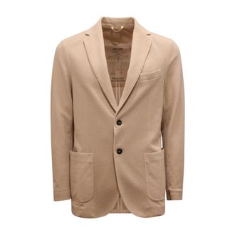 Circolo 1901 Blazers, male, Beige, Size: L Giacca Oxford Jacket