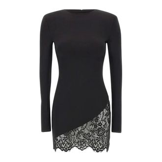 twentyfour Dames, Jurken, Zwart, Maat: 3XL