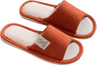 Generic Ladies Slippers Mens And Womens Summer Thick Soled Indoor Non Slip Leisure Bathroom Soft Soled Cozy Clogs Hotel Linen Design For Her Cozy Slippers For