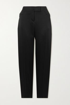 Tom Ford Pantaloni In Tessuto - Nero