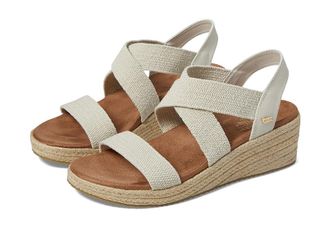 Skechers Martha Stewart - Arch Fit Beverlee -Brentwood Womens Shoes Off-White : 11 B - Medium, Rubber/Synthetic