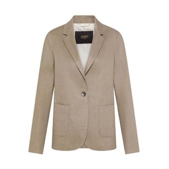 Seventy Blazers, female, Beige, Size: S Seventy Jackets
