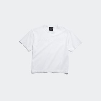 Canada Goose Roam Embroidered T-Shirt (Women, Optic White, M)