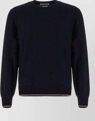 Thom Browne ribbed crewneck wool jumper