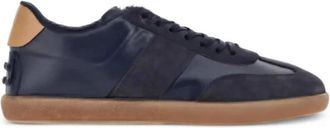 Tod's Allacciata Cassetta Leggera 68C - - Shoes - Uomo - Blu - 40 EU