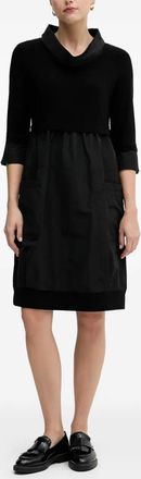 Joseph Ribkoff Abito corto con tasche applicate - Nero