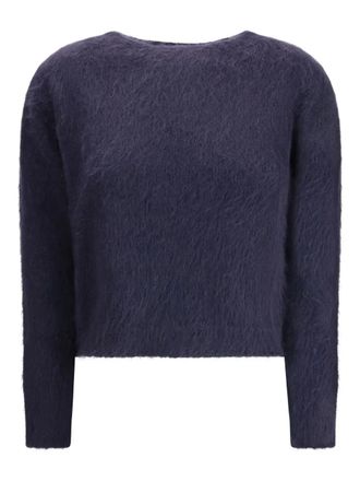 Max Mara Maglione girocollo Aceto - Viola