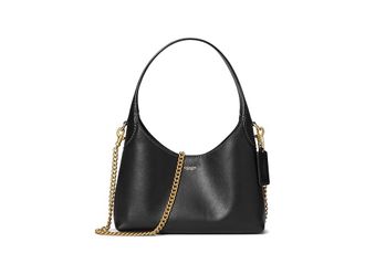 Coach Brooklyn Shoulder Bag 23 Shoulder Womens Handbags Black, Leather