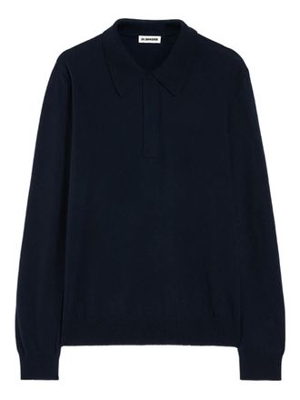 Jil Sander Maglione stile polo - Blu