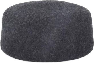 Gigi Burris Millinery Lauren Wool Felt Pillbox Hat in Charcoal Melange at Nordstrom, Size Medium