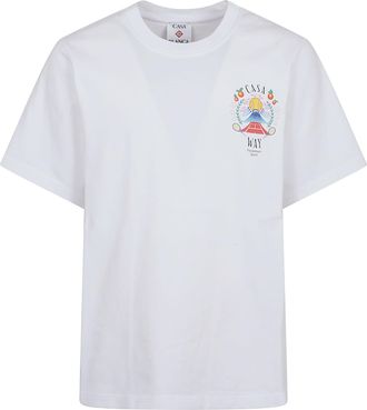 Casablanca Casa Way Mountain Printed T-shirt
