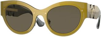 Versace VE2234 1002/3 Womens Sunglasses Brown Size 53