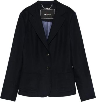 Kiton Blazer con applicazione - Blu