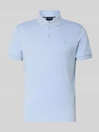 Joop Modern Fit Poloshirt mit Logo-Stitching Modell Primo in Hellblau, Gr&ouml;&szlig;e XXL