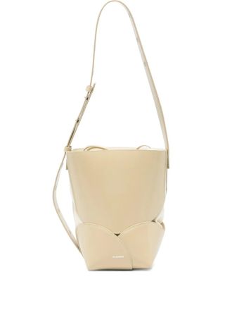 Jil Sander small drawstring bucket bag - Neutrals