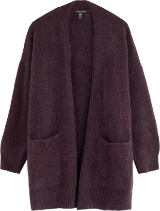 Eileen Fisher Eileen Fisher Mohair-blend Cardigan - Dark Purple - S (UK 10-12 / M)