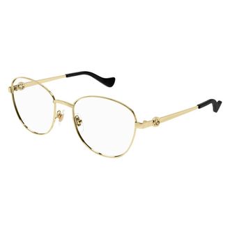 Gucci Gg 1601O Rond Montuur - unisex - Brillen - Geel - 54 MM - Accessoires