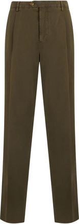 Fedeli Broek - Heren - Chinos - Groen - 3XL - Katoen - Broeken
