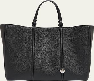Jacquemus Le Marino Leather Shopper Tote Bag