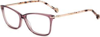 Carolina Herrera Womens 54 mm Pink Eyeglasses