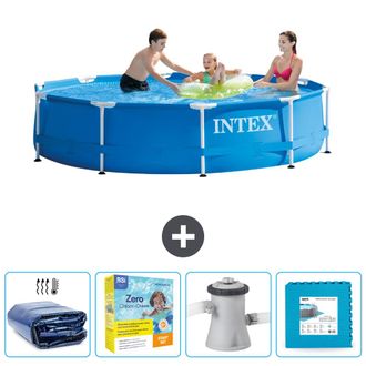 Intex Piscina Con Estructura Redonda - 305x76 Cm - 7-piezas Scb9