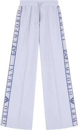 Emporio Armani Slim Fit Broeken - Dames - Sweatpants - Blauw - L - Leer - Broeken