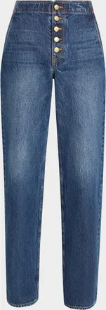 Ulla Johnson The Jasmine Low-Rise Jeans