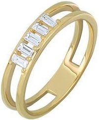 Bony Levy Gatsby Diamond Split Band Stacking Ring in 18K Yellow Gold at Nordstrom Rack, Size 7.5