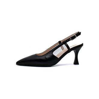 Nero Giardini Pumps, female, Black, Size: 7 US Heel Shoes Nappa Pandora Black Tpu Alek