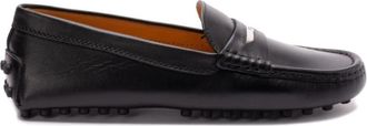 Tod's Zwarte Penny Slot Platte Schoenen - Dames - Loafers - Zwart - 35 EU - Schoenen