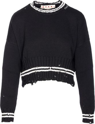 Marni Distressed-effect Jumper