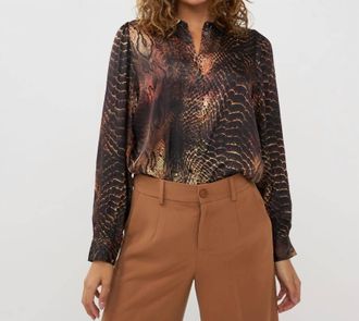 Esqualo Basic Blouse In Sneaky Eve