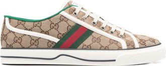 Gucci Tennis 1977 sneakers - men - Canvas/Rubber/Fabric - 5 - Neutrals