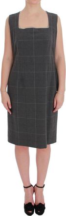 Bencivenga Checke Cotton Blazer Dress Set Womens Suit