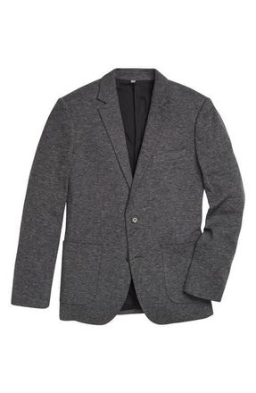 Bonobos Slim Fit Knit Cotton Blazer in Charcoal at Nordstrom, Size 44Regular