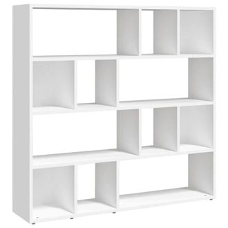 Berkfield Home Book Cabinet/Room Divider White 105x24x102 cm | Size: 105 x 24 x 102 cm