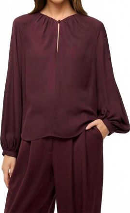 Staud Fabian Top In Merlot