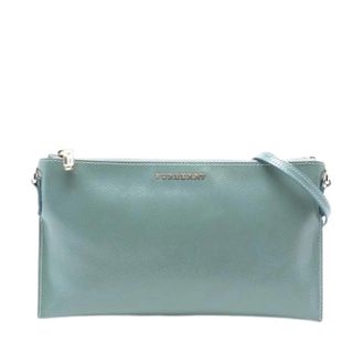 Burberry Pre-owned Cross Body Bags, female, Green, Size: ONE SIZE Pre-owned Leather Crossbody Bag