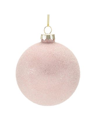 Melrose International Set Of 12 Beaded Glass Ball Ornament