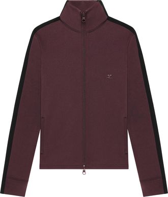 Courr&egrave;ges Bicolor Fitted Tracksuit Jacket