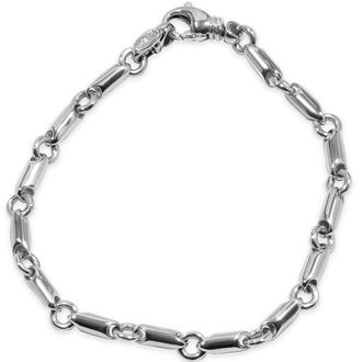 Pompeii3 Mens Seed & Rolo Link 14k Gold (25gram) or Platinum (40gram) 4mm Bracelet 8.5