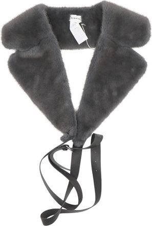 P.A.R.O.S.H. Pulse Fur Neck - Dames - Wintersjaals - Grijs - ONE Size - Accessoires