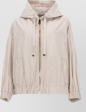 Max Mara oversized taffeta short coat