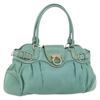 Ferragamo Pre-owned Handbags, female, Green, Size: ONE SIZE Pre-owned Handbag
