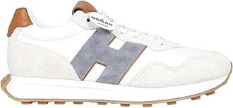 Hogan H601 Pelle con H Patch Contrasto - Heren - Sneakers - Veelkleurig - 39 EU - Leer - Schoenen