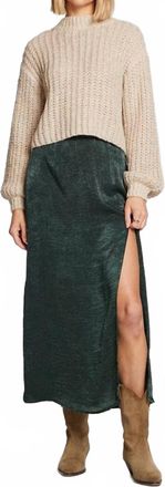 Saltwater Luxe Narissa Midi Skirt In Twilight