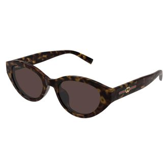 Gucci Cat-eye Zonnebril - unisex - Accessoires - Bruin - Maat: 52 MM