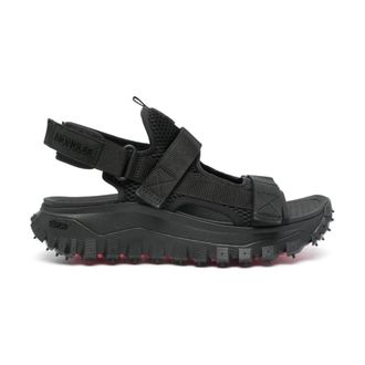 Moncler Flat Sandals, male, Black, Size: 3 US Trailgrip Vela Sandals