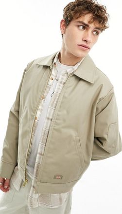 Dickies Lined Eisenhower jacket in beige-Green